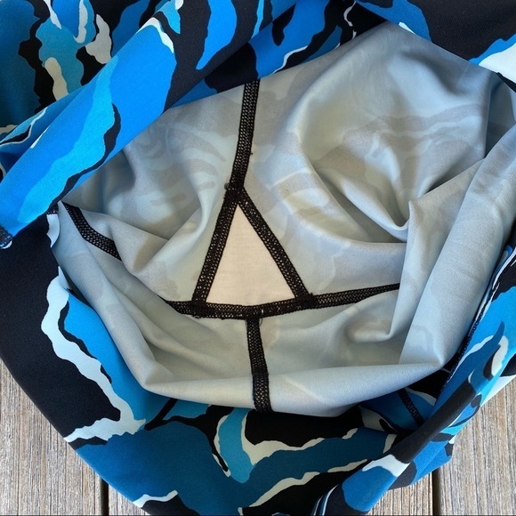 Lululemon Wunder Under Full Length Pant High Rise Sz 8 Boom Bloom Beach Blanket - Picture 8 of 11